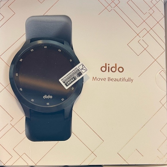 Dido (R2) IP68 Waterproof Smartwatch Fitness & Sleep Monitor. Black watch - Picture 4 of 5